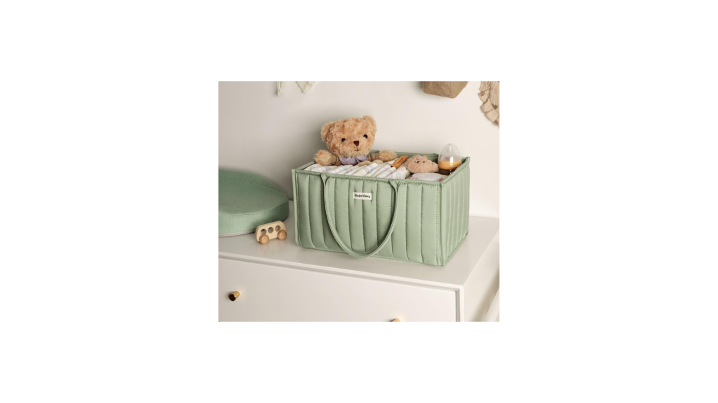 blissful diary baby diaper caddy