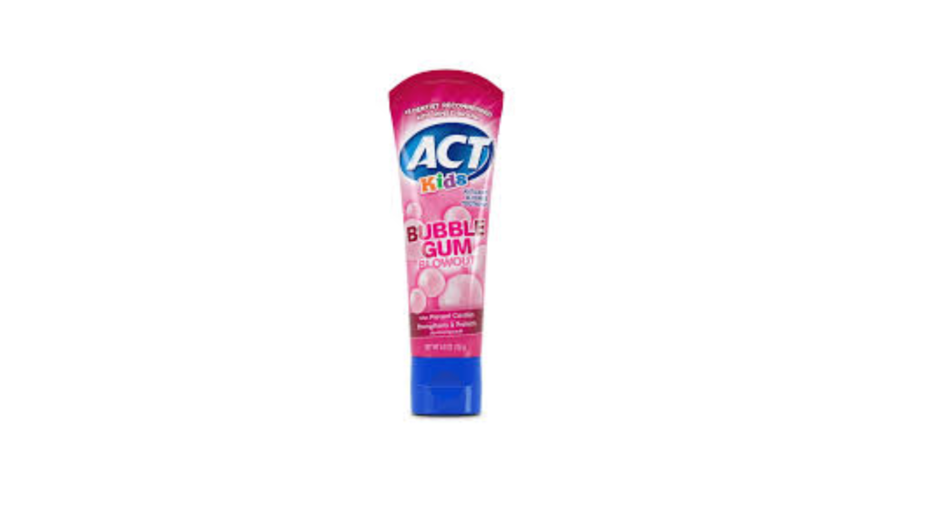 Act kids anticavity fluoride toothpaste ingredients