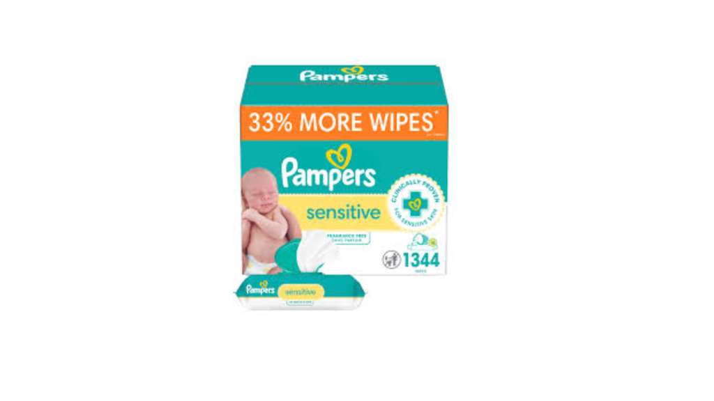 Pampers Baby Wipes, Sensitive, Water Based...